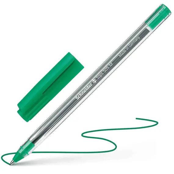 SCHNEIDER Stick Tops 505 Ballpoint Pen Medium Green (50 pcs/box)