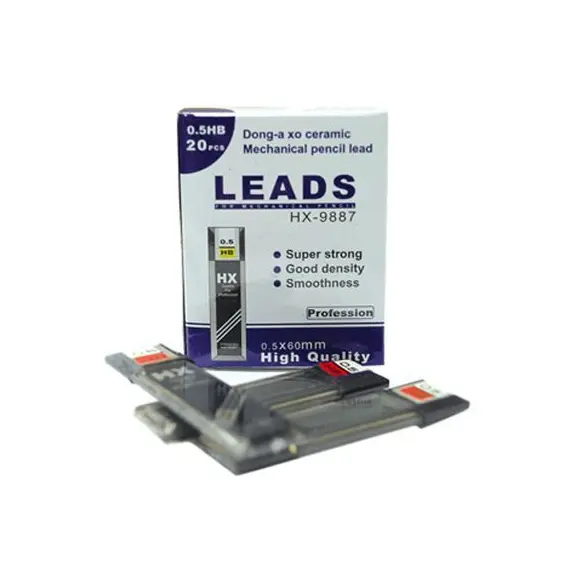 Pencil ,HX-9887, Lead Refill, 0.5 mm, HB, 12 PC/Pack