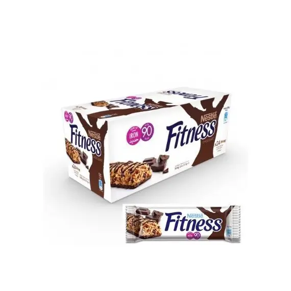 سناك، نستله، فتنس لوح رقائق مصنوعه من الحبوب الكاملة بالشوكلاته ( 24 لوح * 23.5 جرام)