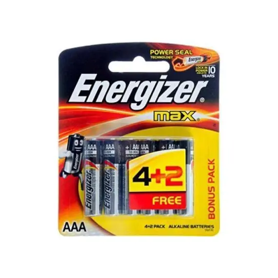 Energizer Max Batteries AAA (6 pcs/pack)