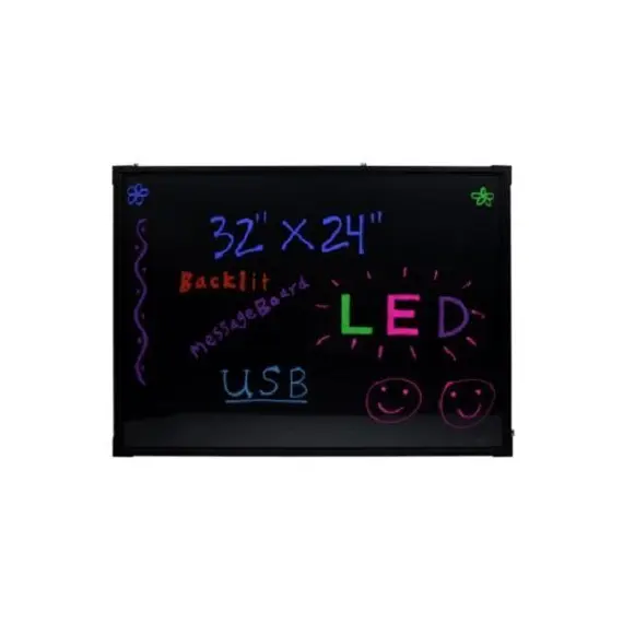 Illuminated Erasable Neon LED Boards (40x60cm) | SIMBA Bulletin Boards for Creative Spaces
