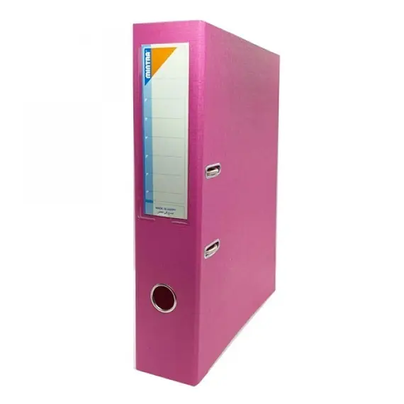 ملف افرنجي، ملف مستندات، 2 حلقة، بلاستيك، 70 مم، A4، وردي