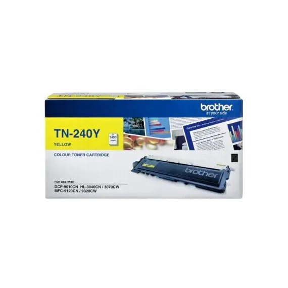 Brother TN 240 Yellow Toner Cartridge (TN240Y)