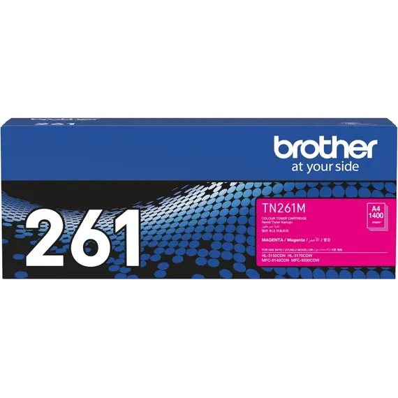 Brother TN261 Magenta Genuine Laser Toner (TN261M)
