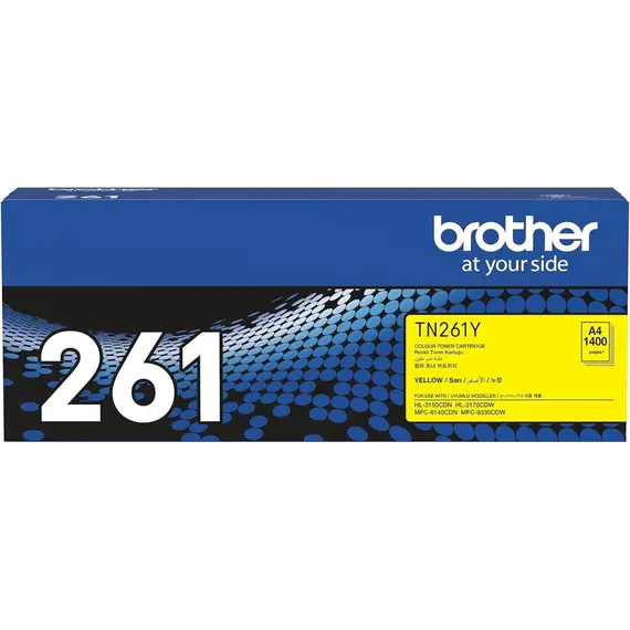 Brother TN261 Yellow Genuine Laser Toner (TN261Y)