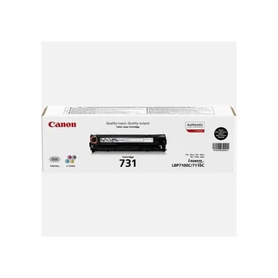 Canon 731 Black Laser Toner (Canon731BK)