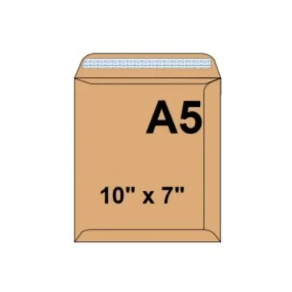 ظروف، سمبا، ظروف بني، 120 غرام،  A5، (250x 176 مم)، 25 حبة/ علبة