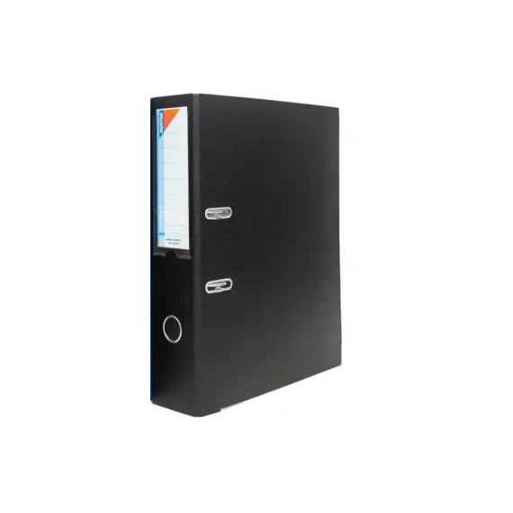ملف افرنجي، ملف مستندات، 2 حلقة، 70 مم، A4، بلاستيك، اسود