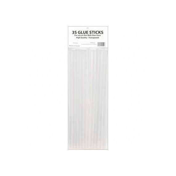Glue, Tiwan, Glue Gun Stick, Large (1.1 X 20 cm), Clear, 500 Grams/ Bag Glue, Tiwan, Glue Gun Stick, Large (1.1 X 20 cm), Clear, 500 Grams/ Bag