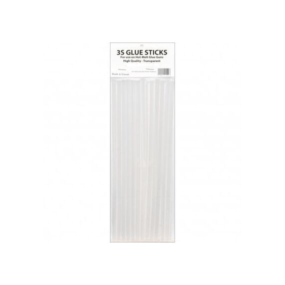 Glue, Tiwan, Glue Gun Stick, Large (1.1 X 30 cm), Clear, 500 Grams/ Bag Glue, Tiwan, Glue Gun Stick, Large (1.1 X 30 cm), Clear, 500 Grams/ Bag