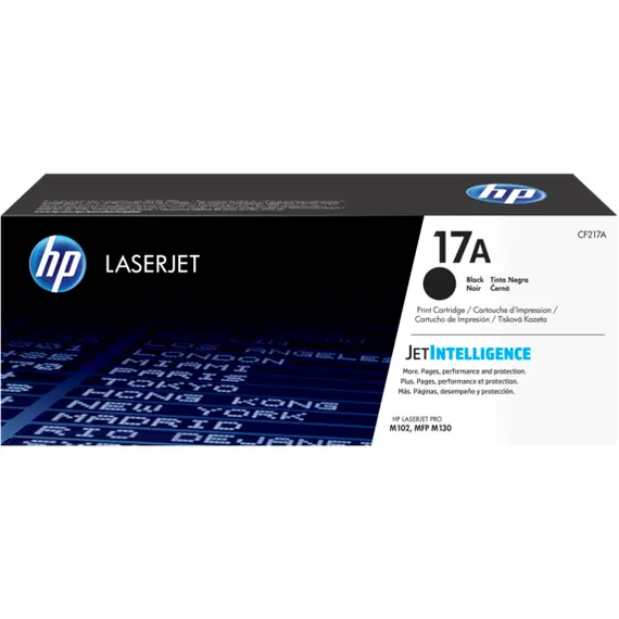 خرطوشة حبر أسود أصلية HP 17A لطابعات ليزر جيت (CF217A)
