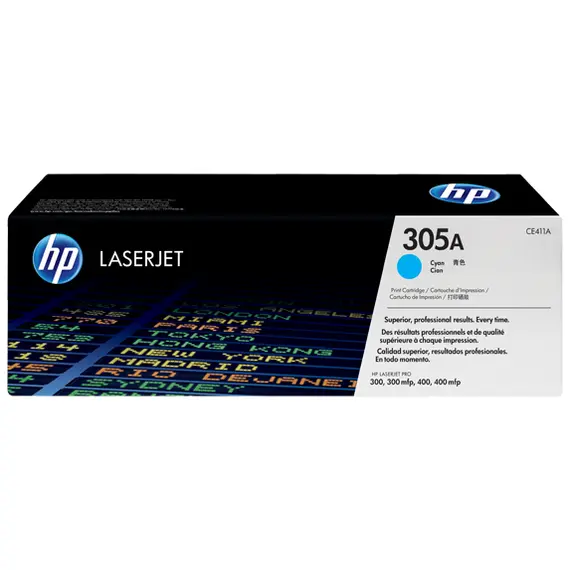 خرطوشة حبر سماوية أصلية HP 305A لطابعات ليزر جيت (CE411A)