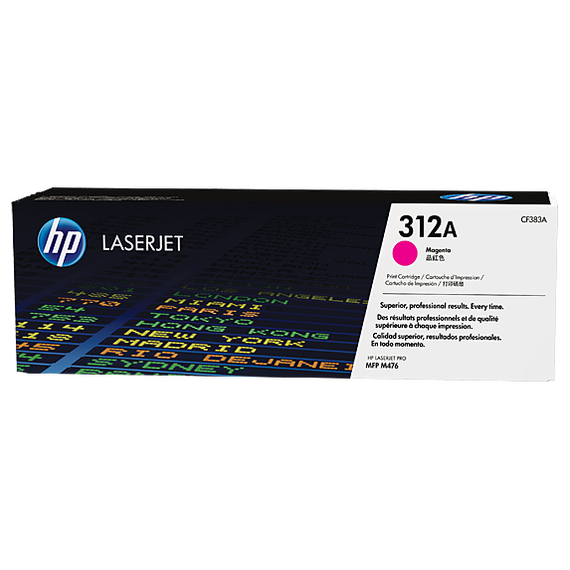 خرطوشة حبر الارجواني HP 312A لطابعة ليزر جيت أصلي (CF383A)