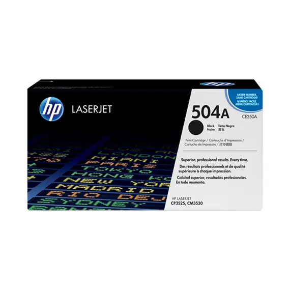 HP 504A Black Original Laser Toner (CE250A)