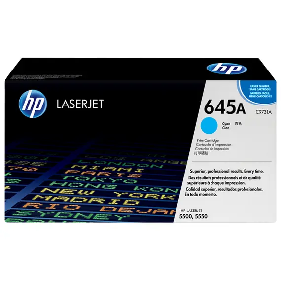 HP 645A Cyan Original Laser Toner (C9731A)