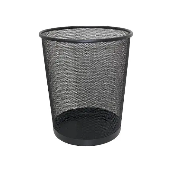 سلة مهملات شبكي اسود