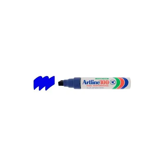 قلم ثابت, ارت لاين 100, راس مشطوف, ازرق