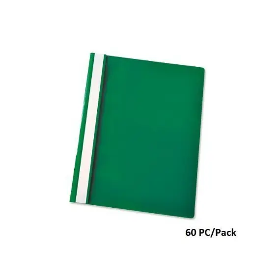 ملف عرض التقارير،  ملف تقارير، بلاستيك، A4، اخضر، 60 حبة/ علبة