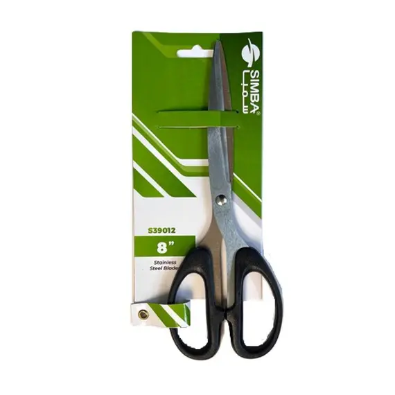 مقص كبير اسود راس حاد 21 سم سمبا