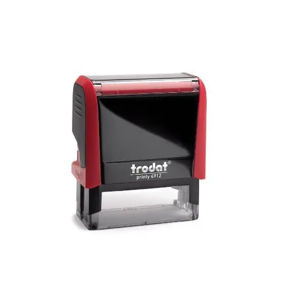 ختم، Trodat Printy 4912، ختم ذاتي التلوين، الحجم: 74 x 18 مم، مثالي للاستخدام في المكاتب والمنظمات الأخرى