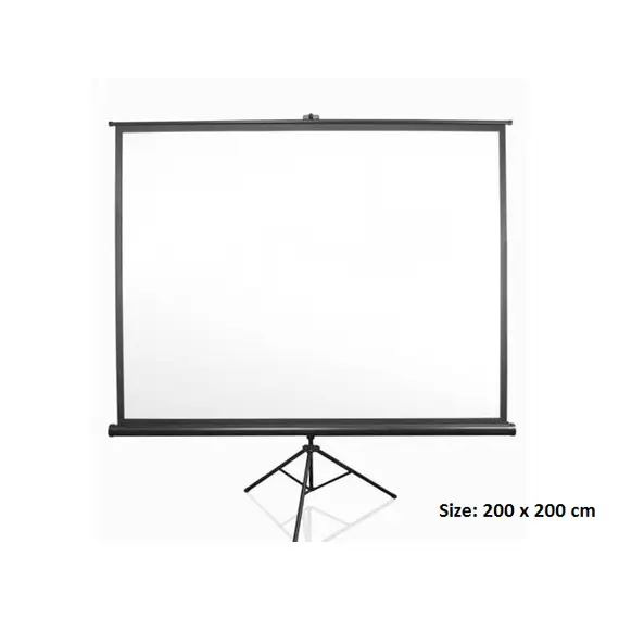 ‎شاشة بروجكتر بقاعدة‎ ،شاشة عرض،ساب, مقاس: 200×200 سم