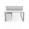 محطة عمل لشخصين - بيانكو أبيض 140 سم