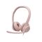 Logitech H390 wired headset (Rose)