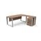 Desk Brown with Mobile Pedestal - 180cm