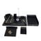 Office Set Black Luxury Leather 10 PCs KING STYLE