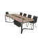 Lara Meeting Table - Black & Brown, 120x280x75 cm