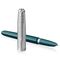 PARKER 51 Medium Fountain Pen Teal Blue Chrome Trim
