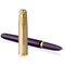 PARKER 51 Premium Medium 18K Gold Nib Fountain Pen Plum Gold Trim