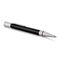 PARKER Duofold Medium Ballpoint Pen Classic Black Chrome Trim Black Ink