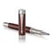 PARKER Duofold Prestige Fine Rollerball Pen Burgundy Chevron Chrome Trim Black Ink