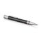 PARKER Duofold Prestige Medium Ballpoint Pen Black Chevron Chrome Trim Black Ink