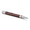 PARKER Duofold Prestige Medium Ballpoint Pen Burgundy Chevron Chrome Trim Black Ink