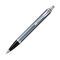 PARKER IM Medium Ballpoint Pen Blue Grey Chrome Trim Blue Ink