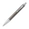 PARKER IM Premium Medium Ballpoint Pen Dark Espresso Chrome Trim Blue Ink