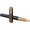 PARKER Ingenuity Fine Rollerball Pen Black Gold Trim Black Ink