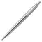 PARKER Jotter Medium Ballpoint Pen Stainless Steel Chrome Trim Blue Ink