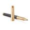 PARKER Premier Fine Rollerball Pen Custom Storm Grey Gold Trim Black Ink
