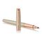 PARKER Sonnet Fine Rollerball Pen Chiselled Silver Rose Gold Trim Black Ink