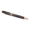 PARKER Sonnet Medium Ballpoint Pen Brown Rubber Rose Gold Trim Black Ink
