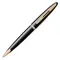 WATERMAN Carene Ballpoint Pen Black Gold Trim