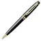 WATERMAN Expert Ballpoint Pen Black Gold Trim