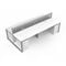 Workstation 4-Person - White 290cm