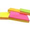 Memo Paper, Neon Lined Sticky Note, (75x75mm), 100 Sheets/pads, 5 Colors, 12 PC/Pack