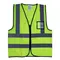 Safety zoon, Reflective Fabric Vest - VAULTEX Yellow 116 GSM
