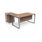 Desk Brown with Mobile Pedestal - 160cm
