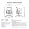 Office Chair M-16L Ergonomic Design (TLLL-C022)
